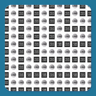 Sticker Carré Conception du Motif du logo géométrique 2