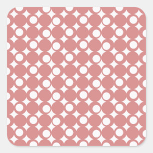 Sticker Carré Conception d'une balle rose mod @ Emporio Moffa