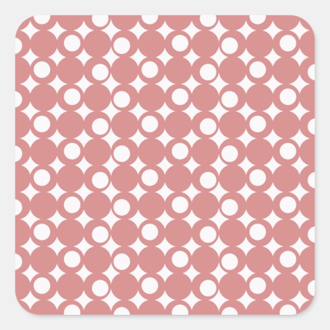 Sticker Carré Conception d'une balle rose mod @ Emporio Moffa (Devant)