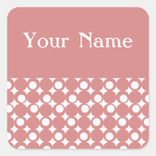 Sticker Carré Conception d'une balle rose mod @ Emporio Moffa av