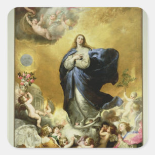Sticker Carré Conception impeccable, 1635