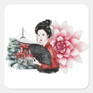 Sticker Carré Conception Okinawa Series 36