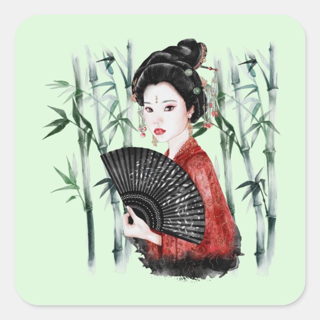 Sticker Carré Conception Okinawa Series 40 (Devant)