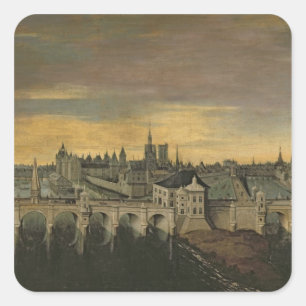 Sticker Carré Conception pour la construction du Pont-Neuf