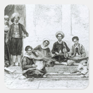 Sticker Carré Concert juif, Tlemcen