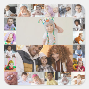 Sticker Carré Concevez votre propre collection photo 22