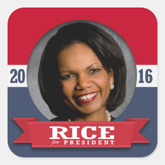 STICKER CARRÉ CONDI RICE 2016