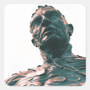 Sticker Carré Confluence de David Zahn