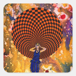 Sticker Carré Confusion par Michael Moffa