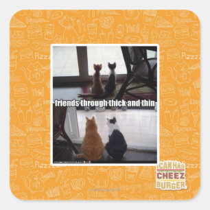 Sticker Carré Contre vent et marée