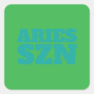 Sticker Carré Cool SZN de Green Aries