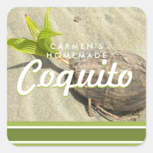 Sticker Carré Coquito Coconut