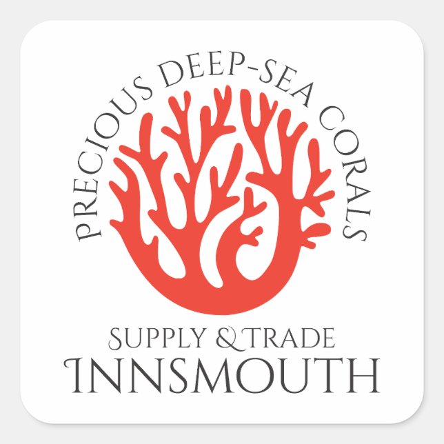 Sticker Carré Corail Trade Innsmouth (Devant)