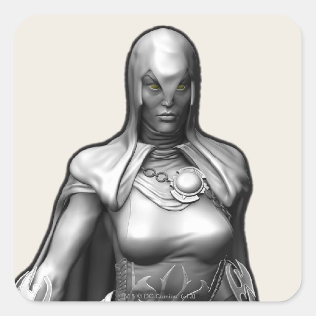 Sticker Carré Corbeau (Devant)