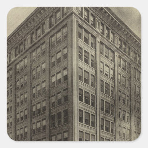 Sticker Carré Corbett Bldg, Portland, Oregon