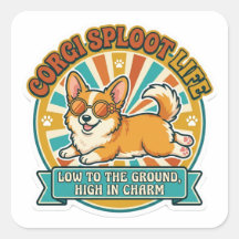 Corgi Sploot Life - Bas Au Sol Élevé En Charme