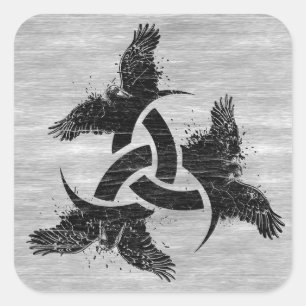 Sticker Carré Corne d'Odin