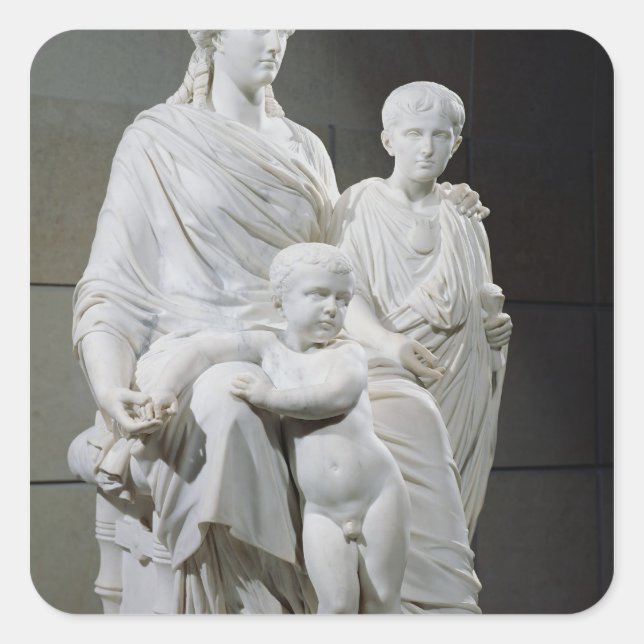 Sticker Carré Cornelia, mère des deux frères Gracchi (Devant)
