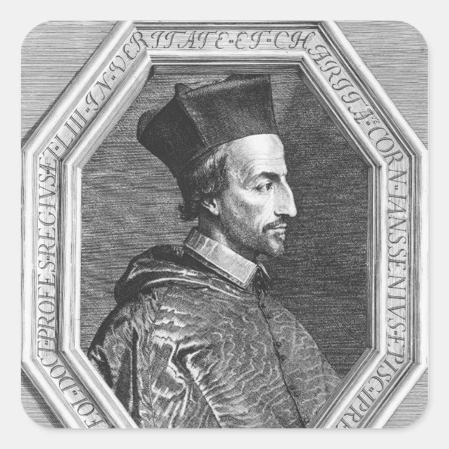 Sticker Carré Cornelius Jansen, évêque d'Ypres (Devant)