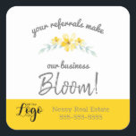 Sticker Carré corporate christmas marketing venft business bloom<br><div class="desc">designed by the Arty Apples Limited. Great to remember what we all went through en 2020</div>