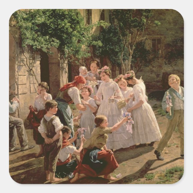 Sticker Carré Corpus Christi (Devant)