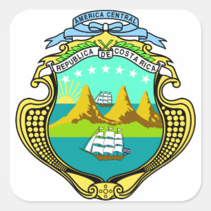 Sticker Carré costa rica