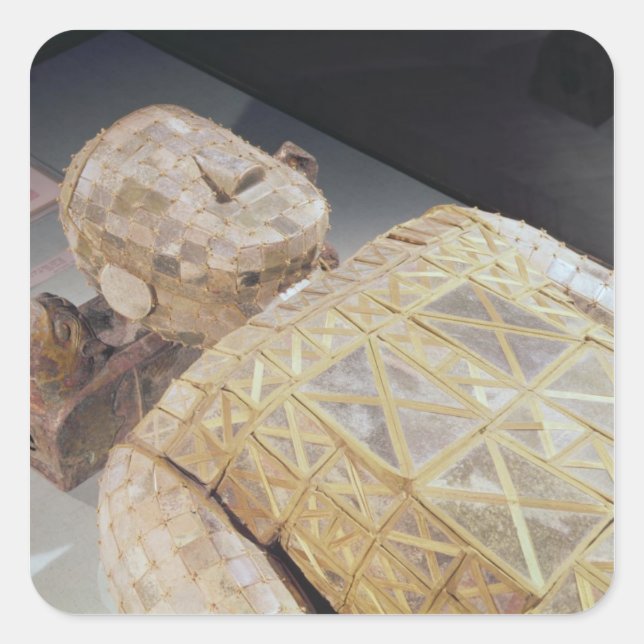 Sticker Carré Costume funéraire Jade (Devant)