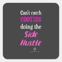 Côté Hustle Cooties Neon Rose Texte