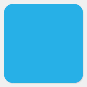 Sticker Carré Couleur bleue ciel vibrant Décorez-la facilement