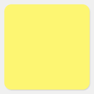 Sticker Carré Couleur Jaune Lumineuse Uniquement Produits Person