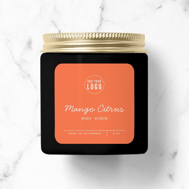 Sticker Carré Couleur personnalisée Ajouter des lignes de script (Créateur téléchargé)