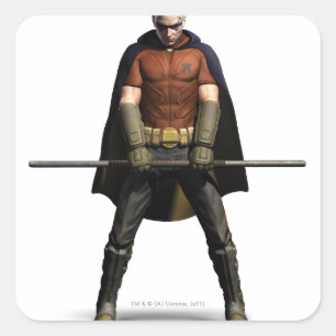 Sticker Carré Couleur Robin