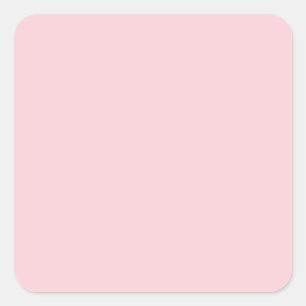 Sticker Carré Couleur rose pâle