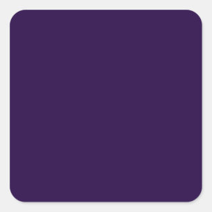 Sticker Carré Couleur Uni Vierge Violet Minuit
