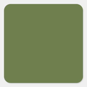 Sticker Carré couleur vert foncé