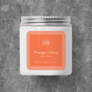 Sticker Carré Couleurs personnalisées Ajouter des lignes de scri