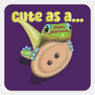 Sticker Carré Coupe en tant que bouton — GECKO