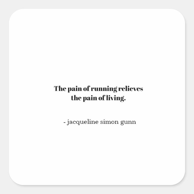 Sticker Carré Coureurs d'inspiration  (Devant)