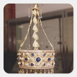 Sticker Carré Couronne votive du Roi Recesvinth