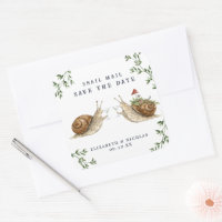 Courrier Escargot Enregistrez la Date | Mariage Aq