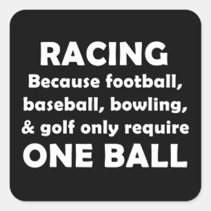 Sticker Carré Course