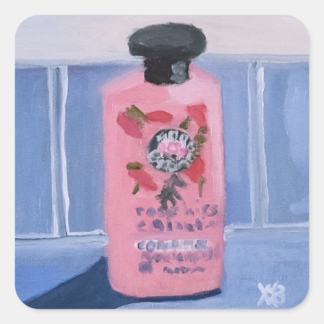 Sticker Carré Courte du matin (Devant)