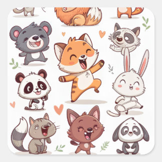 Sticker Carré Coussin de jet