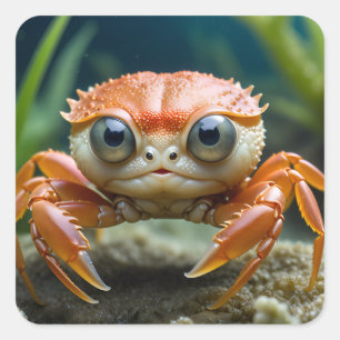 Sticker Carré Crabby Kid