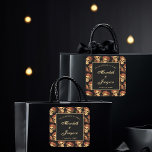 Sticker Carré Crâne gothique Jusqu'à la mort Do Us Part Mariage<br><div class="desc">Cet autocollant gothique mariage présente un motif de crânes déplaisants flottant dans un abîme noir derrière votre texte personnalisé. Jusqu'À Ce Que La Mort Nous Fasse Part. Chaque crâne est orné de roses rouges pour votre occasion romantique à Halloween. Leurs yeux vides d'âme sont fortement contrastés contre la couronne rose...</div>