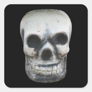 Sticker Carré Crâne thaïlandais