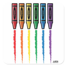 Crayons arc-en-ciel