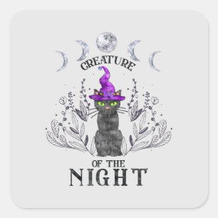 Sticker Carré Créature de la nuit