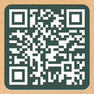 Sticker Carré Créer un code QR d'adresse URL de site Web d'entre