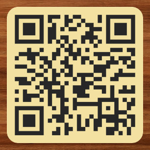 Sticker Carré Créer un code QR de scan pour un site web personna